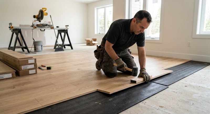 Engineered Wood Installation in Marlborough, MA
