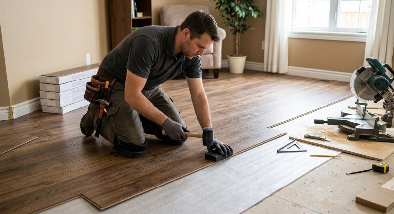 Laminate Floor Installation in Bellingham, MA