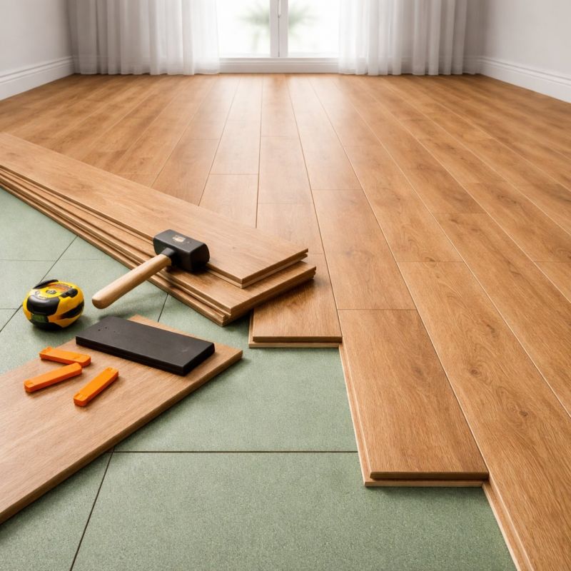 Laminate Floor Remodeling in Marlborough, MA