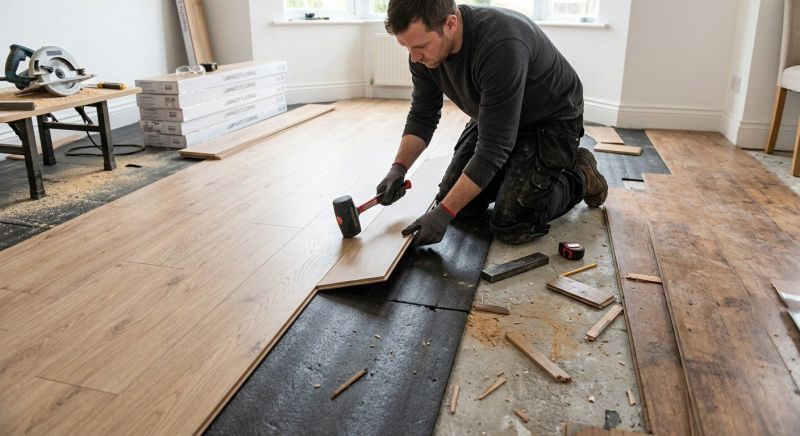 Laminate Floor Replacement in Arlington, MA