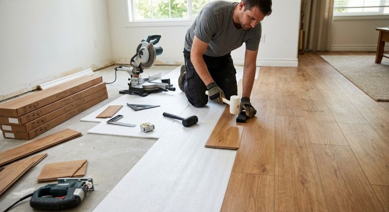 Laminate Floor Replacement in Bellingham, MA