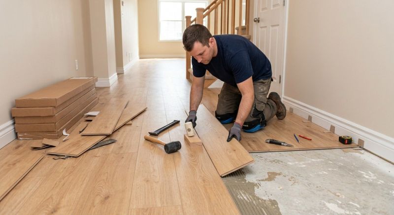 Laminate Floor Replacement in Boston, MA