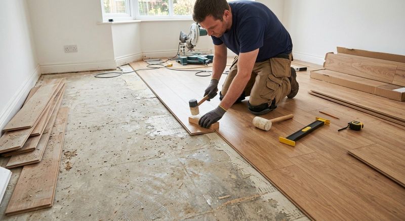 Laminate Floor Replacement in Charlton, MA