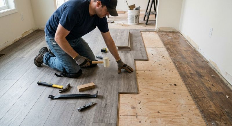 Laminate Floor Replacement in Hudson, MA