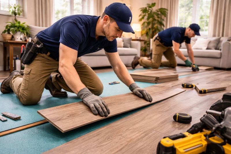 Laminate Floor Replacement in Marlborough, MA
