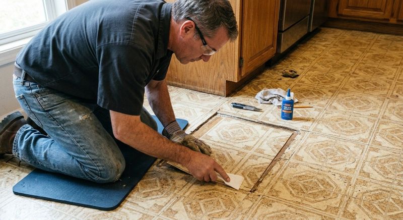 Linoleum Floor Installation in Bellingham, MA