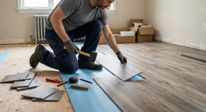 Linoleum Floor Installation in Brookline, MA