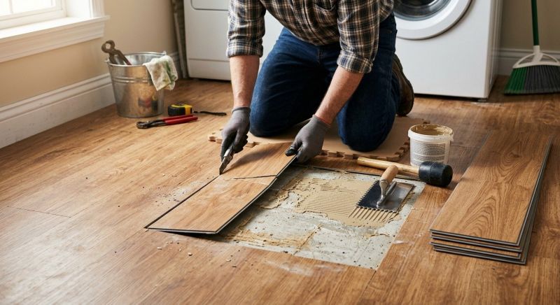 Linoleum Floor Installation in Dedham, MA