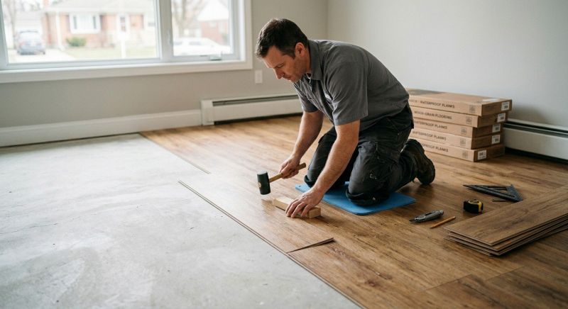 Linoleum Floor Installation in Douglas, MA