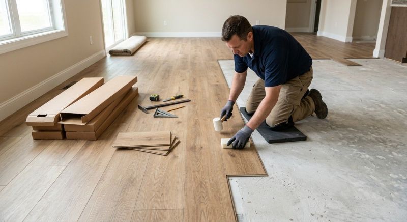 Luxury Vinyl Tile Installation in Boston, MA