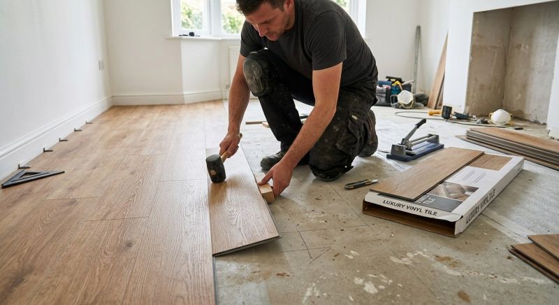 Luxury Vinyl Tile Installation in Holden, MA