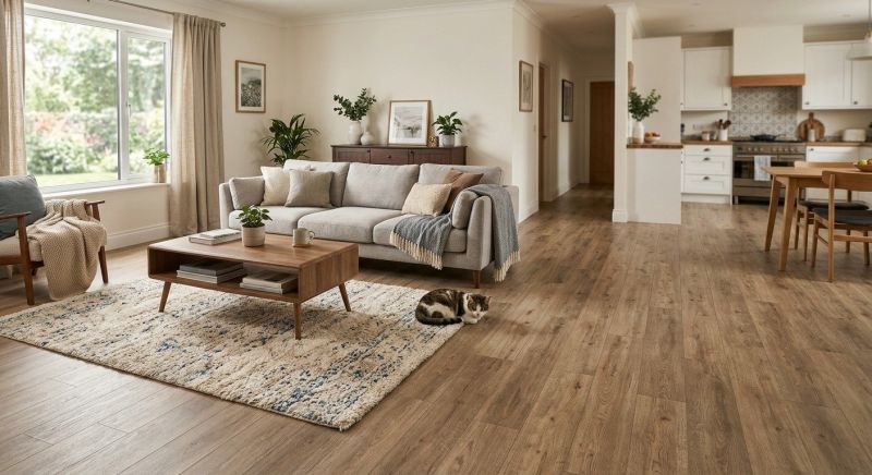 Luxury Vinyl Tile Installation in Natick, MA