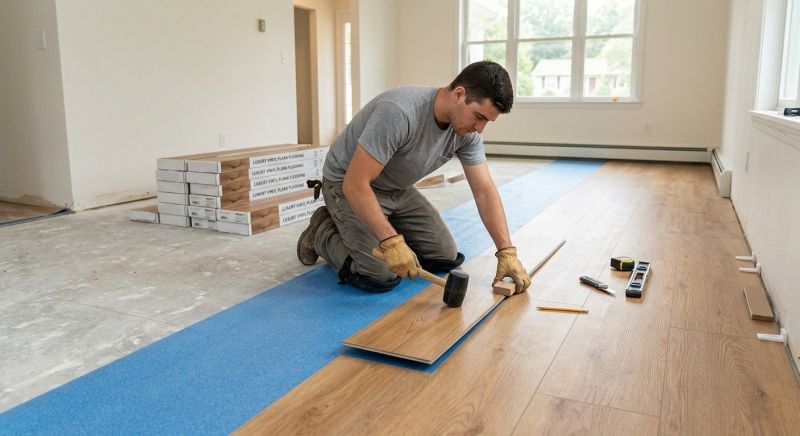 Lvt Flooring Installation in Brighton, MA