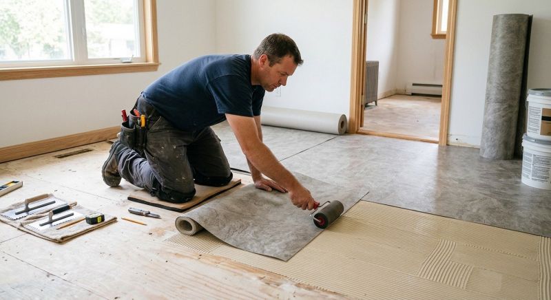 Sheet Flooring Installation in Bellingham, MA