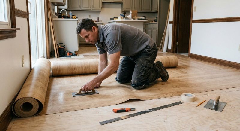 Sheet Flooring Installation in Leicester, MA