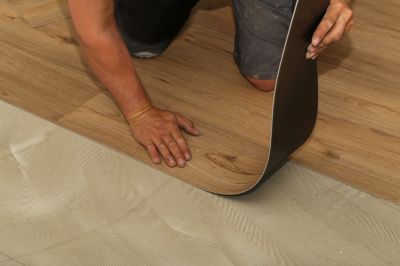 Sheet Linoleum Installation in Medford, MA