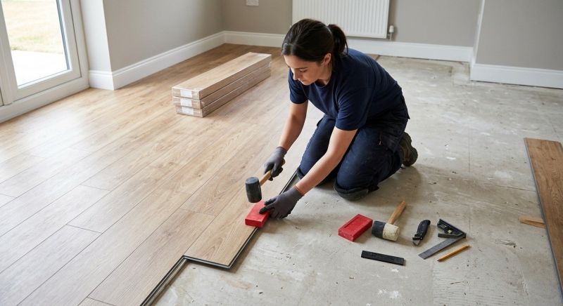 Vinyl Plank Floor Installation in Marlborough, MA